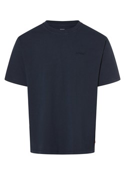 Levi's T-shirt męski Mężczyźni Dżersej granatowy jednolity ze sklepu vangraaf w kategorii T-shirty męskie - zdjęcie 166161964