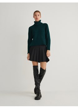 Reserved - Sweter z golfem - ciemny turkus ze sklepu Reserved w kategorii Swetry damskie - zdjęcie 166166431