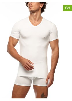 COTONELLA Koszulki (2 szt.) w kolorze białym ze sklepu Limango Polska w kategorii T-shirty męskie - zdjęcie 166180411
