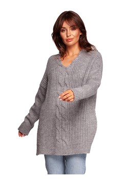 Be Wear Sweter w kolorze szarym ze sklepu Limango Polska w kategorii Swetry damskie - zdjęcie 166180552