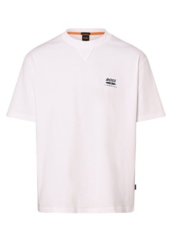 BOSS Orange T-shirt męski Mężczyźni Bawełna biały nadruk ze sklepu vangraaf w kategorii T-shirty męskie - zdjęcie 166181362