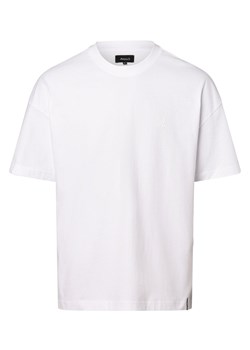 Aygill's T-shirt męski Mężczyźni Bawełna biały jednolity ze sklepu vangraaf w kategorii T-shirty męskie - zdjęcie 166181404