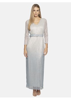 Elegancka połyskująca sukienka maxi z paskiem L’AF Arianna ze sklepu Eye For Fashion w kategorii Sukienki - zdjęcie 166181904
