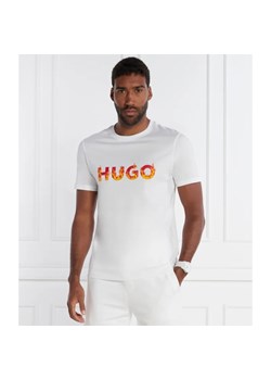 HUGO T-shirt Danda | Regular Fit ze sklepu Gomez Fashion Store w kategorii T-shirty męskie - zdjęcie 166187940