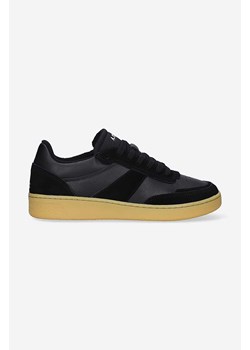 A.P.C. sneakersy skórzane Plain kolor czarny PUAAW.M56112-WHITE ze sklepu PRM w kategorii Buty sportowe męskie - zdjęcie 166191931