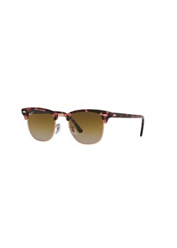 Ray-Ban okulary CLUBMASTER kolor brązowy 0RB3016 ze sklepu PRM w kategorii Okulary przeciwsłoneczne damskie - zdjęcie 166191932