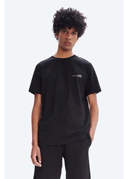 A.P.C. t-shirt bawełniany Item F kolor czarny z nadrukiem COEOP.H26904-WHITE ze sklepu PRM w kategorii T-shirty męskie - zdjęcie 166191942