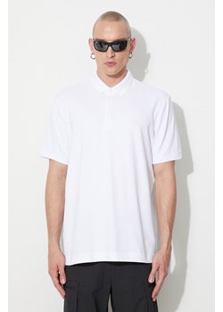 Lacoste polo męski kolor biały gładki PH5522-001 ze sklepu PRM w kategorii T-shirty męskie - zdjęcie 166191950