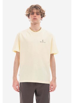 Makia t-shirt bawełniany kolor żółty wzorzysty Valo T-shirt M21346 209 M21346-001 ze sklepu PRM w kategorii T-shirty męskie - zdjęcie 166192012
