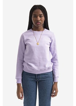A.P.C. bluza bawełniana Sweat Item F damska kolor fioletowy z nadrukiem COEAS.F27663-VIOLET ze sklepu PRM w kategorii Bluzy damskie - zdjęcie 166192294