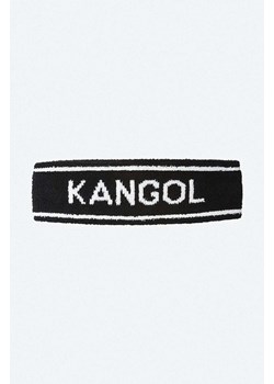 Kangol opaska na głowę kolor czarny K3302ST-WHITE/CIAN ze sklepu PRM w kategorii Opaski damskie - zdjęcie 166192634