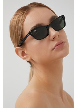Ray-Ban okulary przeciwsłoneczne LADY BURBANK damskie kolor czarny 0RB2299 ze sklepu PRM w kategorii Okulary przeciwsłoneczne damskie - zdjęcie 166192773