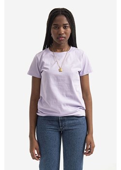 A.P.C. t-shirt bawełniany Item F kolor fioletowy COEOP.F26012-WHITE ze sklepu PRM w kategorii Bluzki damskie - zdjęcie 166192780