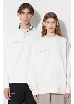 Pangaia bluza bawełniana kolor biały z nadrukiem ze sklepu PRM w kategorii Bluzy męskie - zdjęcie 166192862