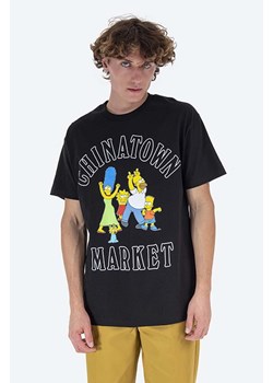 Market t-shirt bawełniany Chinatown Market x The Simpsons Family OG Tee kolor czarny z nadrukiem CTM1990346-BIALY ze sklepu PRM w kategorii T-shirty męskie - zdjęcie 166193361