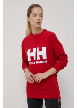 Helly Hansen bluza damska kolor czerwony 34003-071 ze sklepu PRM w kategorii Bluzy damskie - zdjęcie 166193442