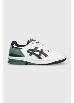 Asics sneakersy skórzane EX89 kolor zielony 1203A268 ze sklepu PRM w kategorii Buty sportowe męskie - zdjęcie 166193662