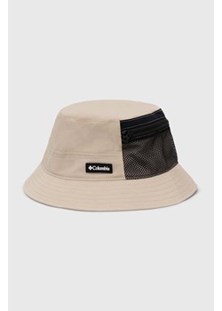 Columbia kapelusz Trek kolor beżowy 2032081 ze sklepu PRM w kategorii Kapelusze męskie - zdjęcie 166193950