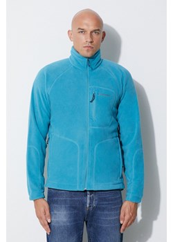 Columbia bluza męska kolor turkusowy gładka ze sklepu PRM w kategorii Bluzy męskie - zdjęcie 166194423