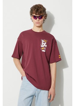 Puma t-shirt bawełniany PUMA X STAPLE męski kolor bordowy z nadrukiem ze sklepu PRM w kategorii T-shirty męskie - zdjęcie 166194572