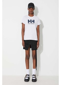 Helly Hansen t-shirt bawełniany kolor szary 34112-001 ze sklepu PRM w kategorii Bluzki damskie - zdjęcie 166195190