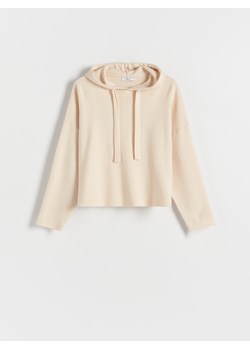 Reserved - Sweter z kapturem - kremowy ze sklepu Reserved w kategorii Swetry damskie - zdjęcie 166199282