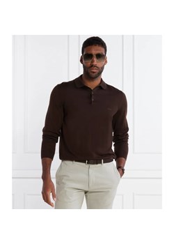 BOSS BLACK Wełniane polo | Regular Fit ze sklepu Gomez Fashion Store w kategorii T-shirty męskie - zdjęcie 166200530