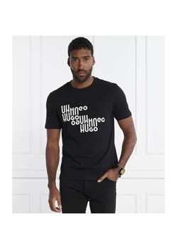 HUGO T-shirt Davalon | Regular Fit ze sklepu Gomez Fashion Store w kategorii T-shirty męskie - zdjęcie 166200531