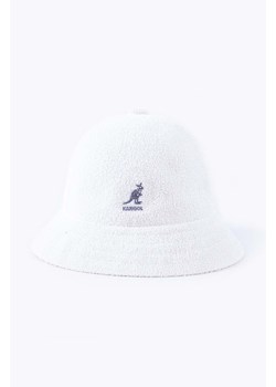 Kangol kapelusz Bermuda Casual kolor biały 0397BC WHITE 0397BC.WHITE-WHITE ze sklepu ANSWEAR.com w kategorii Kapelusze męskie - zdjęcie 166202212