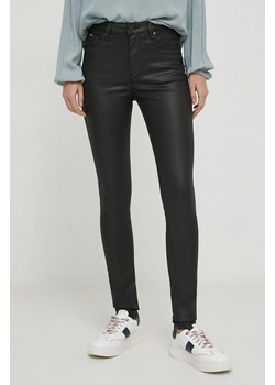 Pepe Jeans jeansy SKINNY JEANS HW damskie kolor czarny PL204584XB0 ze sklepu ANSWEAR.com w kategorii Jeansy damskie - zdjęcie 166202993