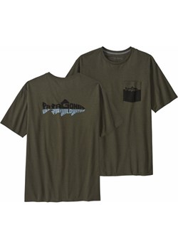 Koszulka męska Wild Waterline Pocket Patagonia ze sklepu SPORT-SHOP.pl w kategorii T-shirty męskie - zdjęcie 166204853