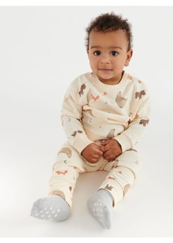 Sinsay - Komplet: bluza i spodnie - kremowy ze sklepu Sinsay w kategorii Dresy dla niemowlaka - zdjęcie 166207383