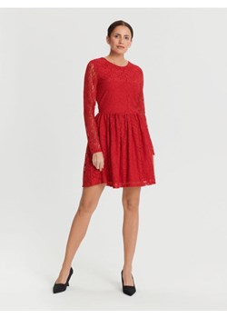 Sinsay - Sukienka koronkowa - czerwony ze sklepu Sinsay w kategorii Sukienki - zdjęcie 166207444