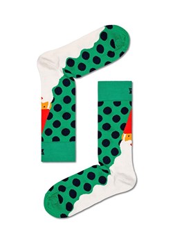 Happy Socks skarpetki Christmas kolor zielony ze sklepu ANSWEAR.com w kategorii Skarpetki damskie - zdjęcie 166210922