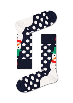 Happy Socks skarpetki Jumbo Snowman Sock kolor granatowy ze sklepu ANSWEAR.com w kategorii Skarpetki damskie - zdjęcie 166210964