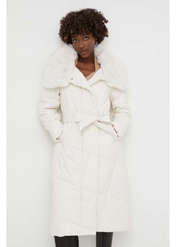 Answear Lab kurtka damska kolor beżowy zimowa ze sklepu ANSWEAR.com w kategorii Płaszcze damskie - zdjęcie 166211560
