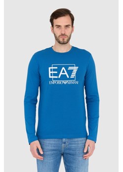 EA7 Longsleeve niebieski, Wybierz rozmiar M ze sklepu outfit.pl w kategorii T-shirty męskie - zdjęcie 166213033