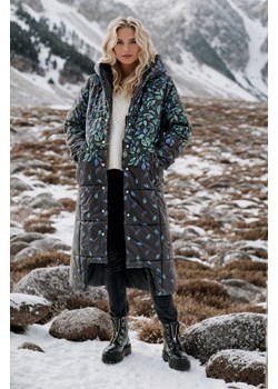 Długi płaszcz zimowy Rejkjavik Winter Shadow XS ze sklepu NAOKO w kategorii Płaszcze damskie - zdjęcie 166215674
