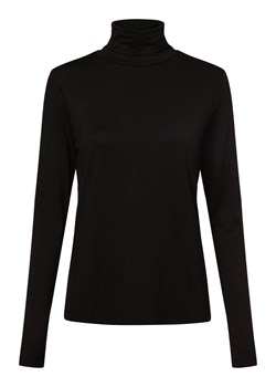 Franco Callegari Damska koszulka z długim rękawem Kobiety wiskoza czarny jednolity ze sklepu vangraaf w kategorii Bluzki damskie - zdjęcie 166217703