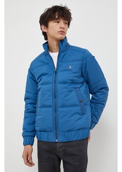 G-Star Raw kurtka męska kolor niebieski przejściowa ze sklepu ANSWEAR.com w kategorii Kurtki męskie - zdjęcie 166218183