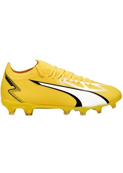 Buty piłkarskie Puma Ultra Match FG/AG M 107347 04 żółte ze sklepu ButyModne.pl w kategorii Buty sportowe męskie - zdjęcie 166220514