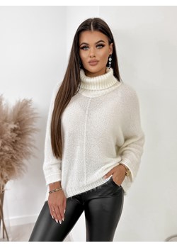 sweter krishna biały one size ze sklepu UBRA w kategorii Swetry damskie - zdjęcie 166220954