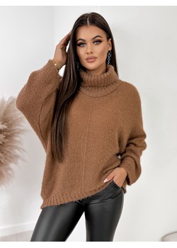 sweter krishna karmelowy one size ze sklepu UBRA w kategorii Swetry damskie - zdjęcie 166220962