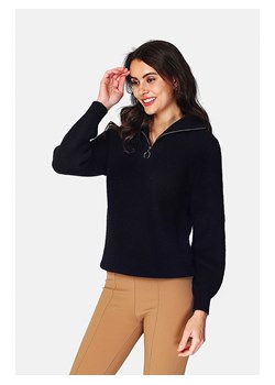 ASSUILI Kaszmirowy sweter w kolorze czarnym ze sklepu Limango Polska w kategorii Swetry damskie - zdjęcie 166222032
