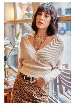 Olalook Sweter w kolorze szarym ze sklepu Limango Polska w kategorii Swetry damskie - zdjęcie 166222080