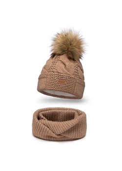 PaMaMi Carlotta Premium2Pack ze sklepu JK-Collection w kategorii Komplety czapka i szalik damskie - zdjęcie 166222940