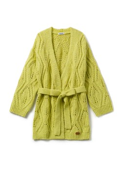 Miękki kardigan z długim rękawem ze sklepu JK-Collection w kategorii Swetry damskie - zdjęcie 166223622