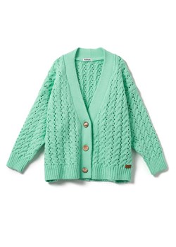 Modny sweter damski w warkoczowy splot ze sklepu JK-Collection w kategorii Swetry damskie - zdjęcie 166224120