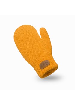 PaMaMi Rękawiczki dziecięce jednopalczaste - Żółte ze sklepu JK-Collection w kategorii Rękawiczki dziecięce - zdjęcie 166224230
