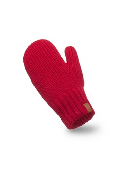PaMaMi Rękawiczki damskie - Czerwone ze sklepu JK-Collection w kategorii Rękawiczki damskie - zdjęcie 166224462